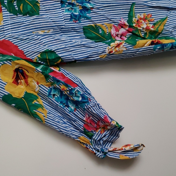 Ruby Rd striped button down shirt - Picture 3 of 7